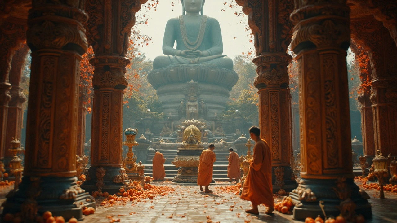 Nét độc đáo trong từng tấm hình và câu chuyện chưa ai kể ở chùa Bái Đính