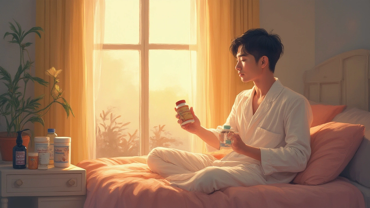 Thực phẩm và thảo dược tự nhiên hỗ trợ sức khỏe ca đêm